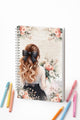 Caderno Exclusivo Personalizado – Design Romântico e Qualidade Premium