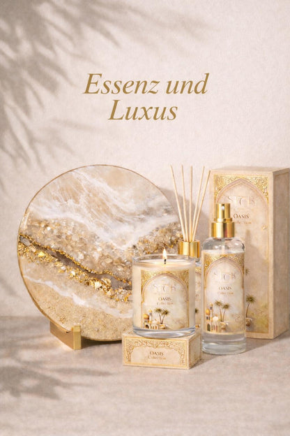 Oásis Collection – Orientalisches Duftset mit Kerze, Raumspray & Diffuser